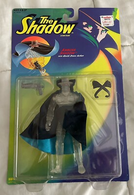 Ambush Shadow Quick Draw The Shadow 5'' Action Figure Kenner 90s Toy Sealed 1994