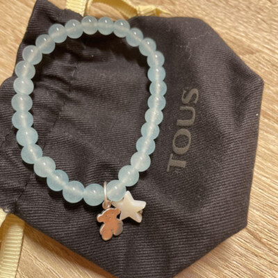 TOUS Silver 925 Blue Bracelet Blue Quartz [Used EXC] limited From