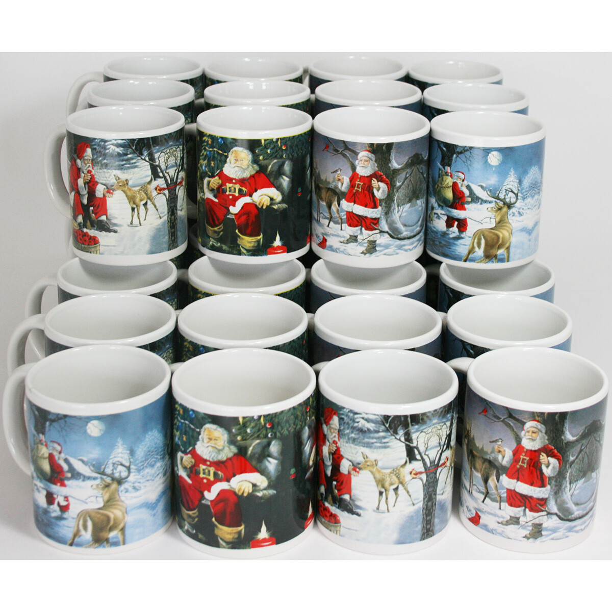 36 x Weihnachtstassen Keramik Glühweintassen Glühweinbecher Weihnachtsbecher