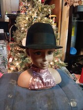 Vintage Dobbs Trilby/fedora 7 1/8  Detroit  Guild Edge Black