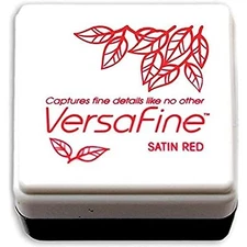 Small-Size VersaFine Instant Dry Pigment Ink Satin Red
