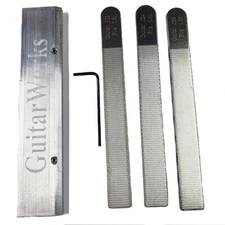 3/4PCS Guitar Nut Files Fret Crowning Slot Filing Luthier Repair-Tool Kit US
