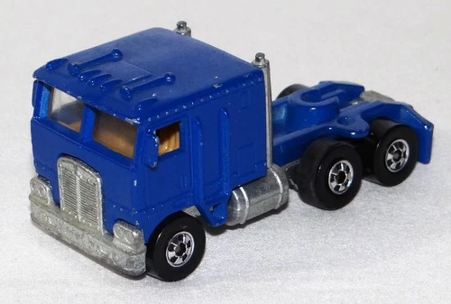 Vintage 1980 Mattel Hot Wheels Steering Rigs Blue Kenworth Semi-Truck Cab
