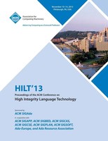Hilt 13 Conference Committee | Hilt 13 Proceedings Of The ACM Conference On...