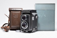    MINT Yashica Yashicaflex Model A TLR 6x6 Film Camera w/Case  Box From JAPAN