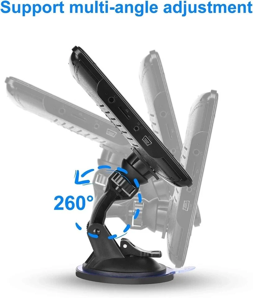 GPS Navigation 9 Inch Touch Screen Car Truck RV Real Voice Direction USA Map - Image 4 of 4