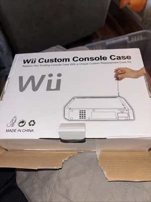 Wii RVL-001 Custom Console Case – Clear Replacement Shell Kit #jason - Image 1 of 4