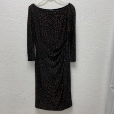 Ralph Lauren women's Animal print 3/4 Sleeve  Size 4