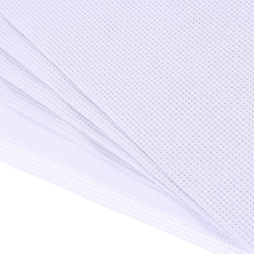 6 Pieces White 11 Count Cotton White Aida Cross Stitch Fabric Needlework - Picture 2 of 7