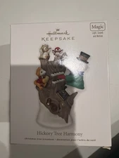 2011 Hallmark HICKORY TREE HARMONY Snowman MAGIC Ornament Light, Sound & Motion