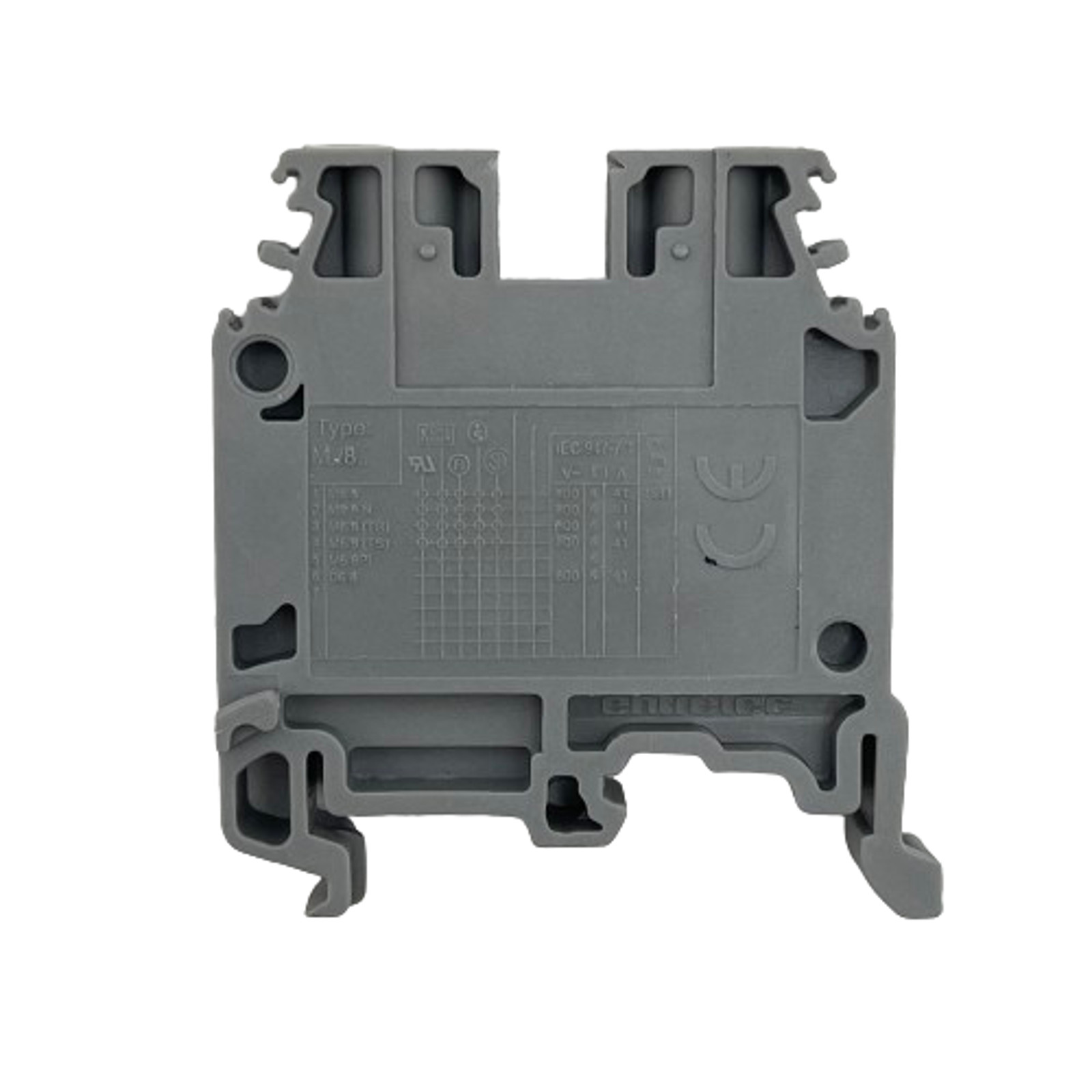1SNA115118R1100 ENTRELEC M6/8 Screw Clamp Terminal Blocks Feed-through Grey 10X