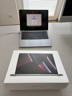 Apple MacBook Pro 14 Zoll (512GB SSD, M2 Pro, 16GB) Laptop - Space Grau -...