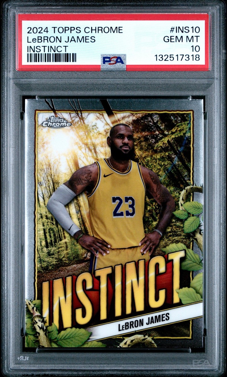 2024-25 Topps Chrome - Instinct LeBron James #INS-10 for sale
