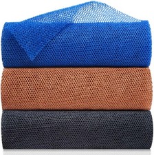 3 Pieces African Exfoliating Net African Bath Sponge Scrubbing Rag Net African