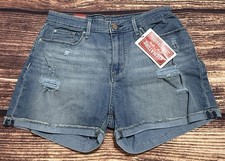 Signature By Levi Strauss Simply Stretch High Rise Women s Shorts Size 12 NWT