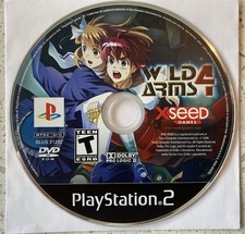 WILD ARMS 4 (Sony Playstation 2, 2006) PS2 DISC ONLY RPG Game- TESTED & WORKS!!!