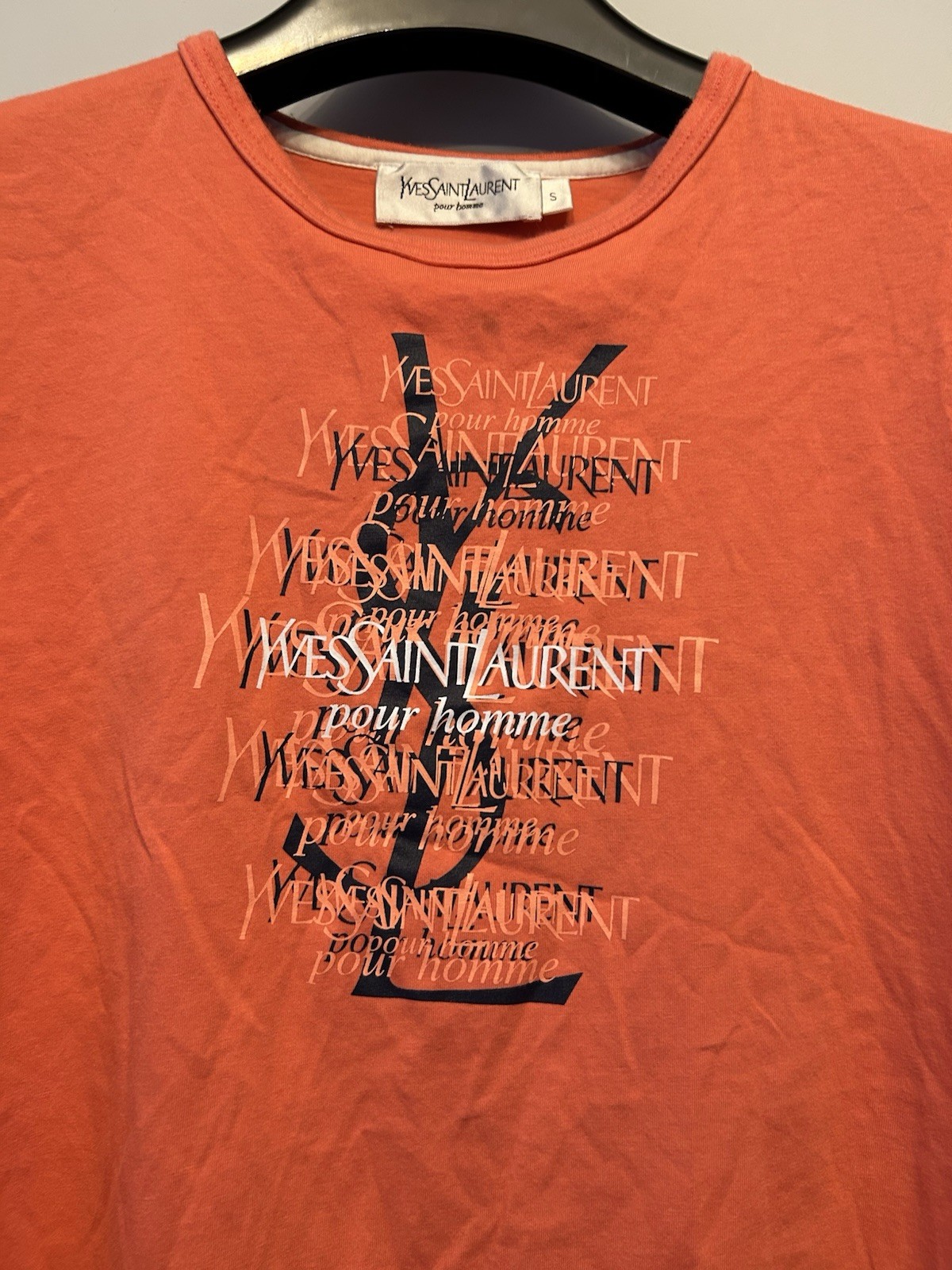 T shirt donna Yves saint laurent logo monogramma taglia small(8)