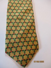 Brooks Brothers Yellow Silk Neck Tie