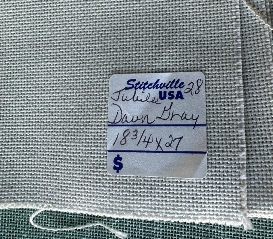 Assorted linen fabric 28 count cross stitch counted thread New - Image 4 of 4