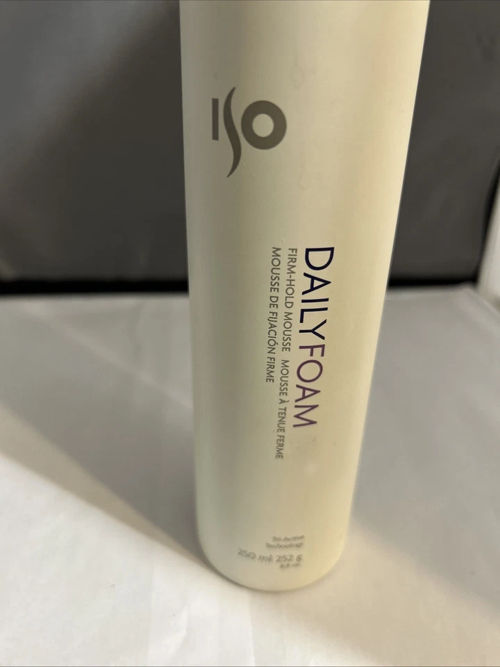 MOUSSE ISO DAILY FOAM FIRM HOLD 8,9 OZ - ¡NUEVA! ¡SIN USAR! ¡SELLO DE FÁBRICA INTACTO! Foto 2 de 4