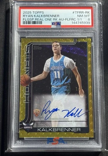 2025-26 Topps - Ryan Kalkbrenner #TFRR-RK Flagship Auto Foilfractor 1/1 (RC)