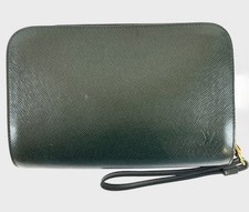 Louis Vuitton Baikal M30184 Taiga Leather Wristlet Clutch Bag FR506-193