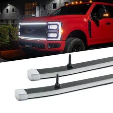 LEDGlow White LED Grille Light Kit for 2023-2026 Ford F250 F350 Super Duty