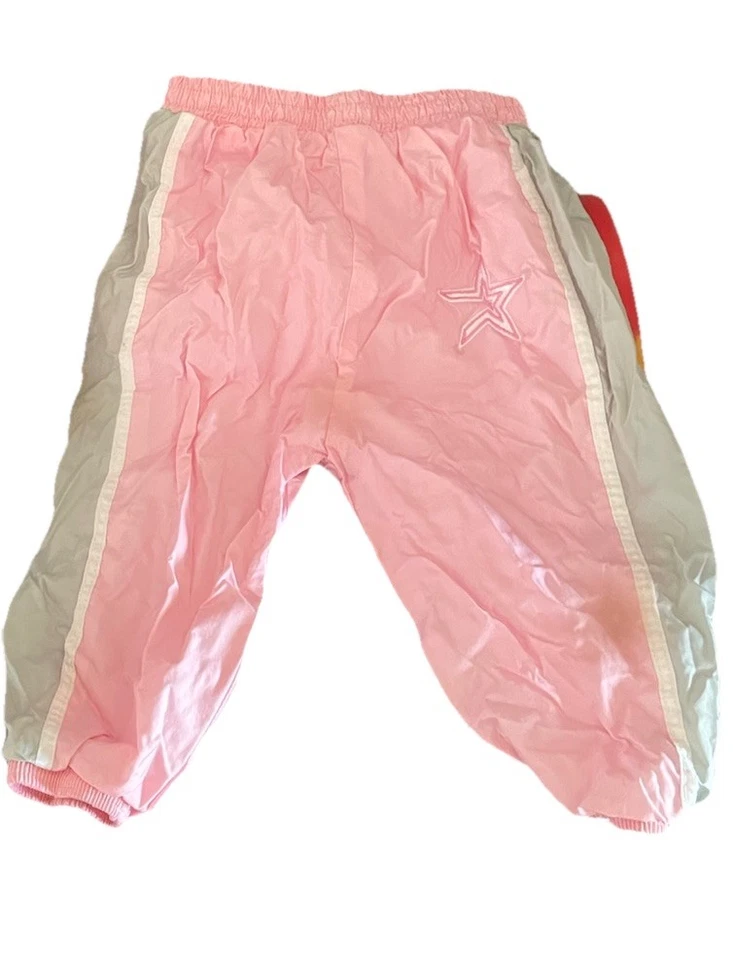 Младенца девочек 6-9 Mos розовый Astros ветровка куртка и брюки комплект - Изображение 3 из 4