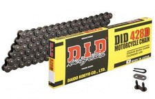 DID Solid Bush 428D 112 Links Bike Chain Steel