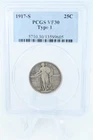 1917-S PCGS VF30 Type 1 Standling Liberty Quarter Business Strike 25C