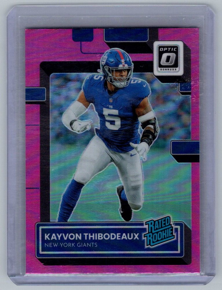 2022 Donruss Optic #245 Kayvon Thibodeaux Pink