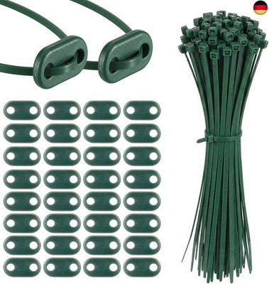 Sinmoe 100 Set Sichtschutz Befestigung Set inklusive Kabelbinder und