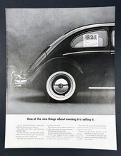 1966 Volkswagen Vintage Print Ad, Saturday Evening Post, March 26, 1966