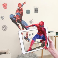 Peel and Stick Wall Decals - 30" Spider-Man Wall Decor with 3D Spiderman