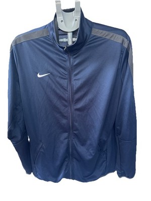 Nike Track Jacket Small Black Epic Knit Performance Full Zip Lightweight Gym 19e