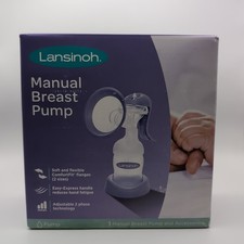 Lansinoh Manual Breast Pump 2 Phase Hand Pump New Sealed