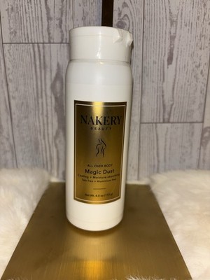 Nakery Beauty Magic Dust Body Powder 4 oz Talc-Free Aluminum-Free Cooling