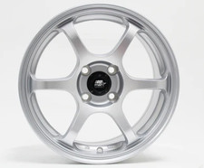 Mst Mt40 Rim 15x6.5 4x100 Offset 38 Gloss Silver Quantity Of 1