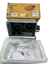 Delta RAD80 Ventilation Fan & Heater 80 CFM DC Motor Technology For Bathroom