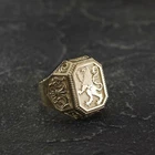 Lion Of Judah Ring For Men Sterling Silver Ring Gold Lion Ring Vintage Lion Ring