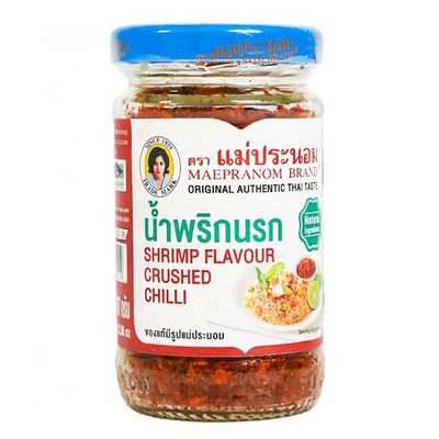 Maepranom Chilis mit Shrimps 67g Narok Mae Pranom Thai Chilli Gewürz mit Shrimps