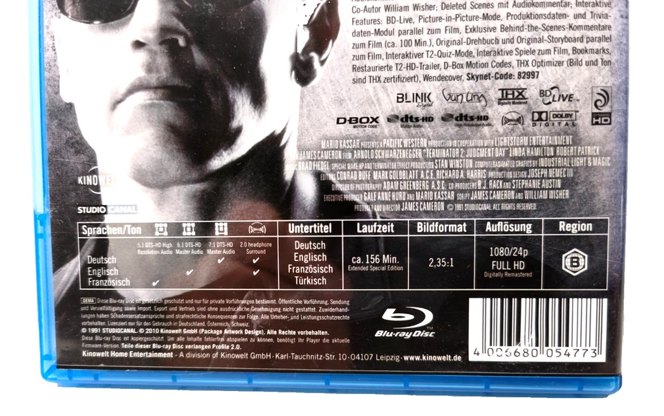 TERMINATOR 2 JUDGMENT DAY Blu-ray Special Edition - Bild 3 von 4