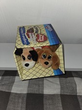 Pound Puppies Minis Classic Set- 2 Plush Dogs- Certificate of Adoption NIB