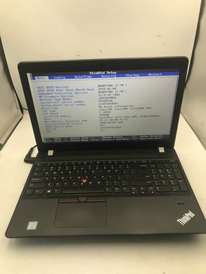 LENOVO THINKPAD E570 - BOOTS TO BIOS - INTEL I5 6200U - NO RAM - READ DESC - BB