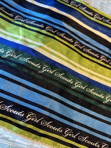 Girl Scout Scarf Euc 100% Polyester 2009 Adult Leader