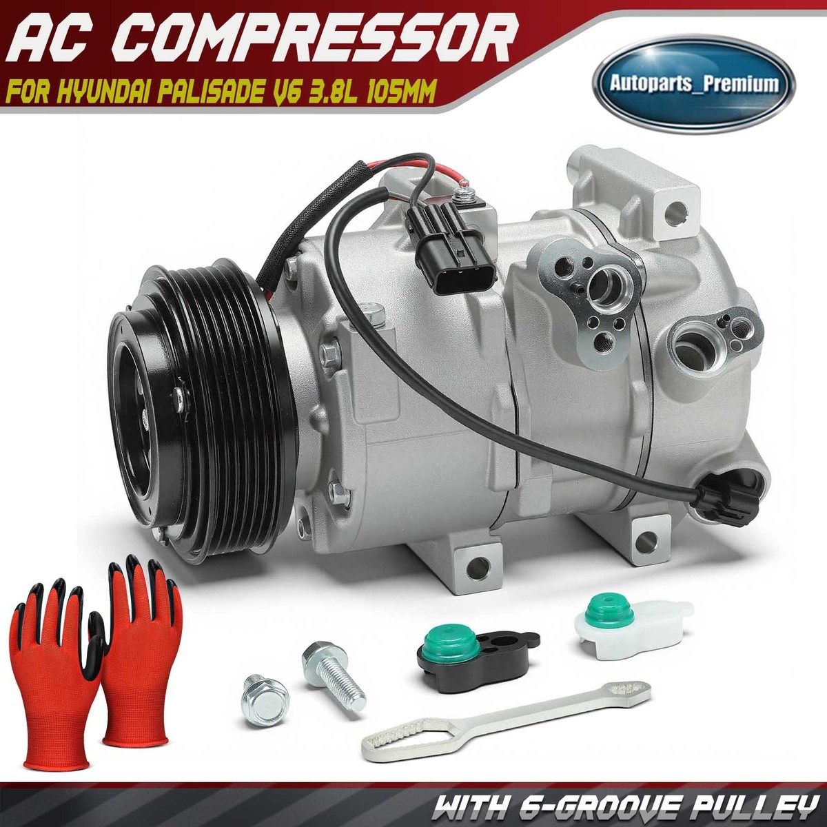A/C Compressor w/ VS14 Compressor for Hyundai Palisade 2020-2022