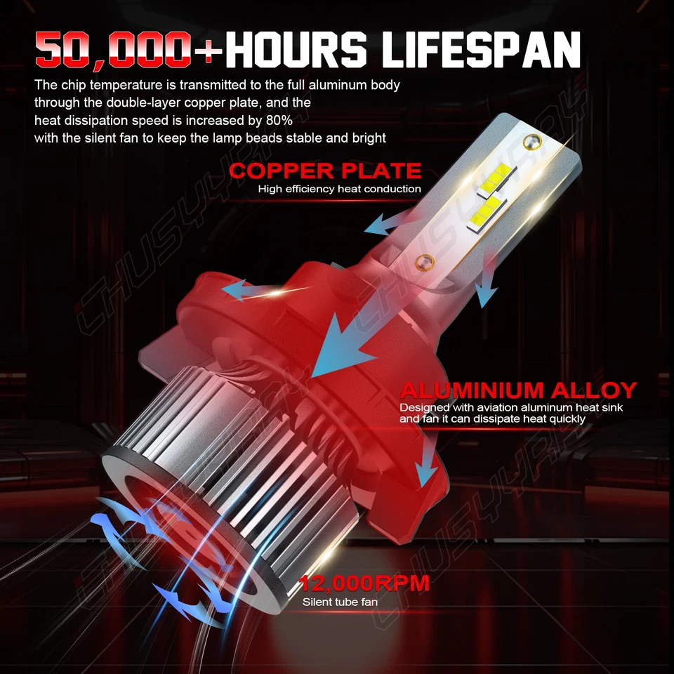 Faróis de LED combo x4 lâmpadas de neblina para Dodge Nitro 2007 2008 2009 - Imagem 3 de 4