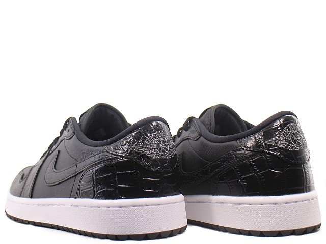 Nike Air Jordan 1 Low Golf Black Crocodile Skin DD9315-003 Men's