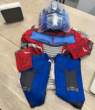 Spirit Transformers Optimus Prime Child Costume Muscle Suit Half Mask XS 3-4