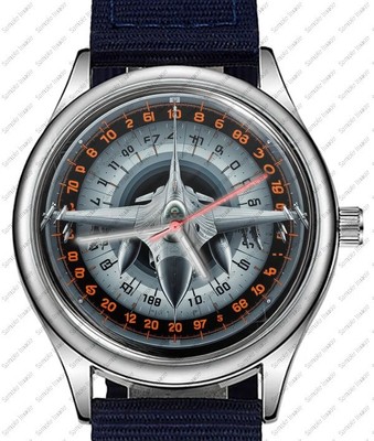F16 Jet Fighter Aeroplane 1 Trendy 38mm Face Wrist Watch